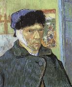 Vincent Van Gogh Self-Portrait with Bandaged Ear France oil painting artist